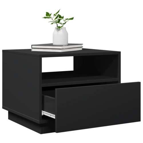 Stolić za kavu s LED svjetlima crni 50 x 49 x 40 cm - Crna 1 50 cm Cijena