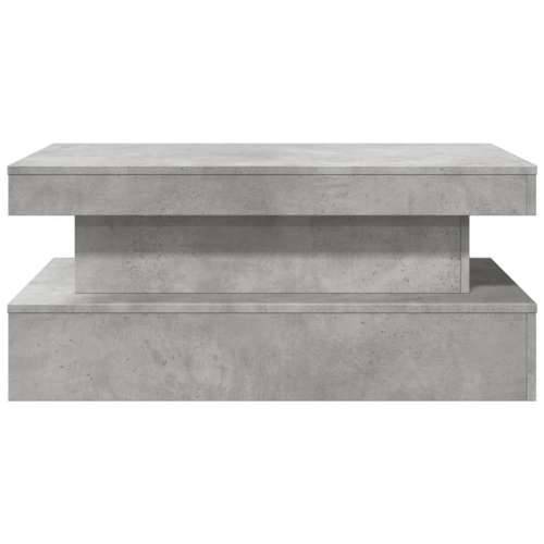 Stolić za kavu s LED svjetlima siva boja betona 90 x 50 x 40 cm - Beton siva 1 90 cm Cijena