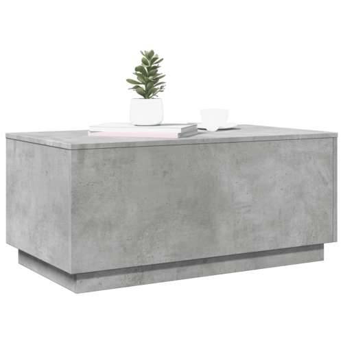 Stolić za kavu s LED svjetlima siva boja betona 90 x 50 x 40 cm - Beton siva 1 90 cm Cijena