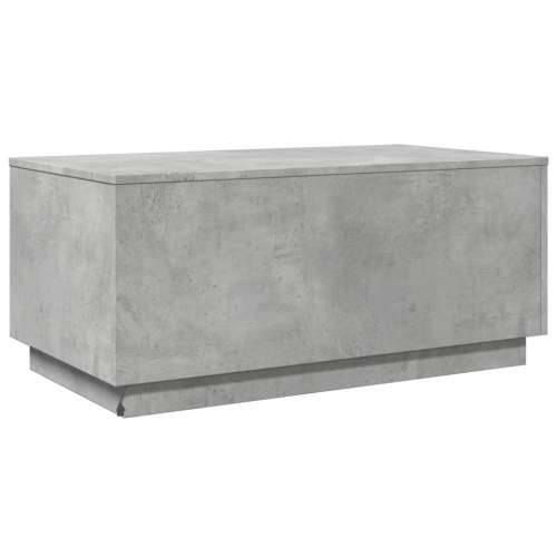 Stolić za kavu s LED svjetlima siva boja betona 90 x 50 x 40 cm - Beton siva 1 90 cm Cijena