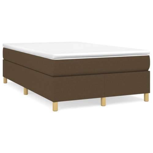 Krevet box spring s madracem tamnosmeđi 120 x 190 cm od tkanine - Tamno smeđa 120 x 190 cm 35 cm Cijena