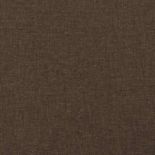 Krevet box spring s madracem tamnosmeđi 120 x 190 cm od tkanine - Tamno smeđa 120 x 190 cm 35 cm Cijena