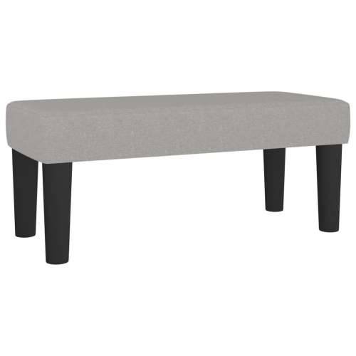 Krevet s oprugama i madracem svjetlosivi 120x190 cm od tkanine - Svjetlosiva 120 x 190 cm Gladak dizajn Cijena