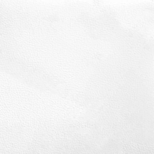 Krevet s madracem bijeli 120 x 200 cm od umjetne kože - Bijela 120 x 200 cm Cijena