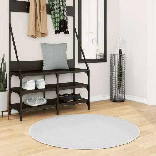 Tepih OVIEDO kratkih vlakana sivi Ø 100 cm - Siva Ø 100 cm Cijena