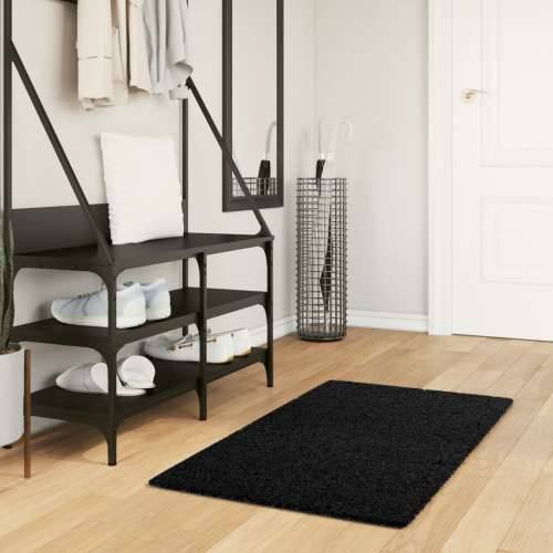 Tepih OVIEDO kratkih vlakana crni 60 x 110 cm - Crna 60 x 110 cm Cijena