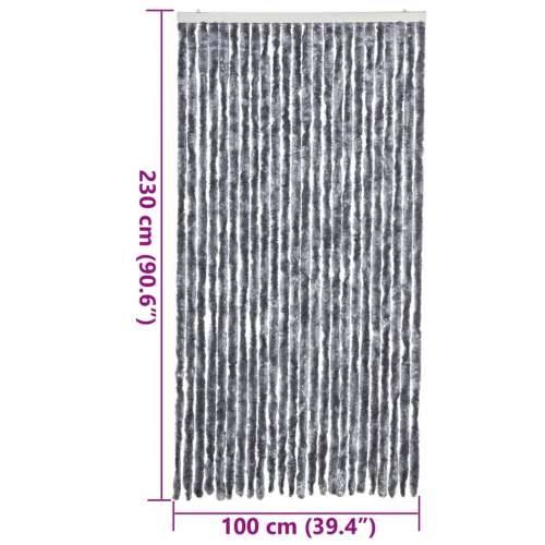 Zastor protiv muha srebrni 100 x 230 cm od šenila - Srebrno 100 x 230 cm Cijena