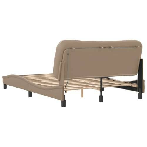 Okvir kreveta s LED svjetlom cappuccino 140x190 cm umjetna koža Boja cappuccina 140 x 190 cm Cijena