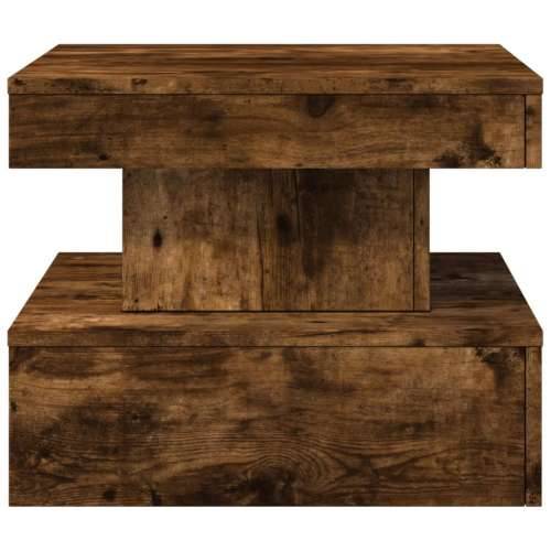 Ormarić za uzglavlje LED boja dimljenog hrasta 50x50x40 cm - Dimljeni hrast 1 50 cm Cijena