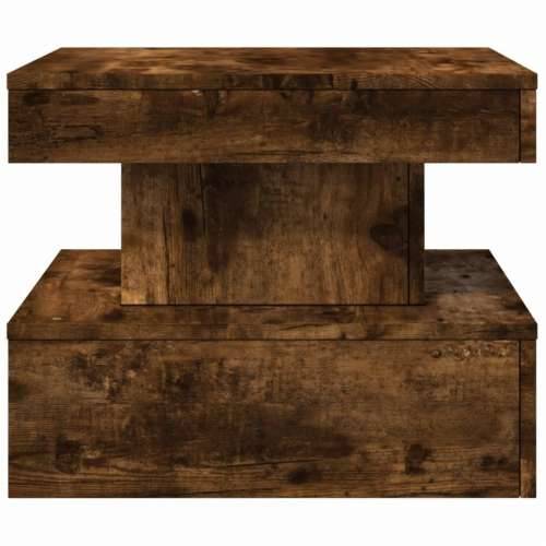 Ormarić za uzglavlje LED boja dimljenog hrasta 50x50x40 cm - Dimljeni hrast 1 50 cm Cijena
