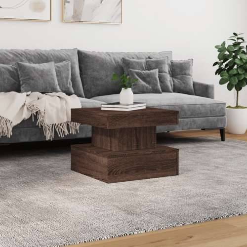Ormarić za uzglavlje LED boja smeđeg hrasta 50x50x40 cm - Smeđi hrast 1 50 cm Cijena