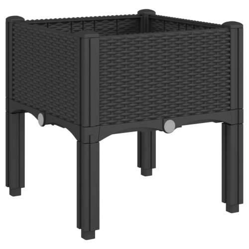 Vrtna sadilica s nogama crna 40 x 40 x 42 cm PP - Crna 40 x 40 x 42 cm 1 Cijena