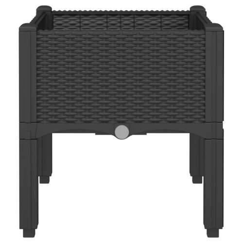 Vrtna sadilica s nogama crna 40 x 40 x 42 cm PP - Crna 40 x 40 x 42 cm 1 Cijena