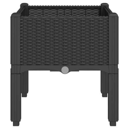 Vrtna sadilica s nogama crna 40 x 40 x 42 cm PP - Crna 40 x 40 x 42 cm 1 Cijena