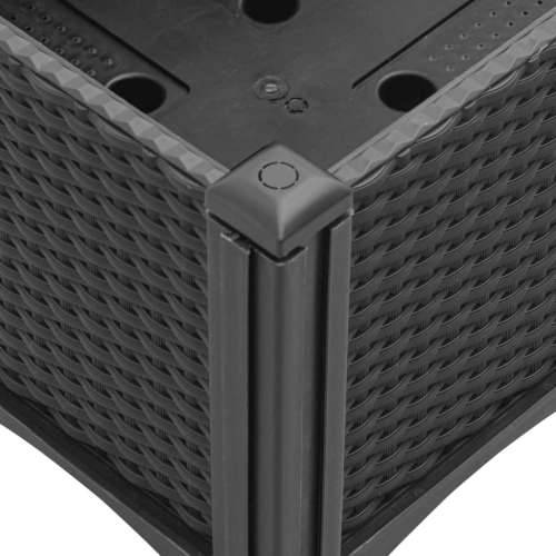 Vrtna sadilica s nogama crna 40 x 40 x 42 cm PP - Crna 40 x 40 x 42 cm 1 Cijena