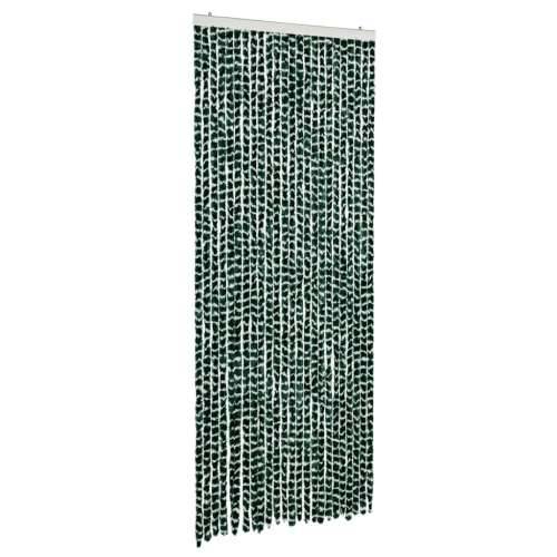 Zastor protiv muha zelena i bijela 100 x 200 cm od šenila - Zelena i bijela 100 x 200 cm Cijena