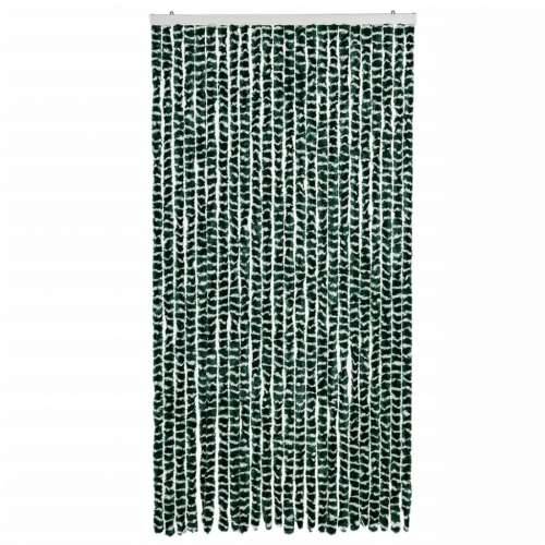 Zastor protiv muha zelena i bijela 100 x 200 cm od šenila - Zelena i bijela 100 x 200 cm Cijena
