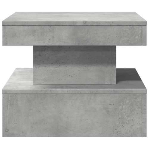 Stolić za kavu s LED svjetlima siva boja betona 50 x 50 x 40 cm - Beton siva 1 50 cm Cijena