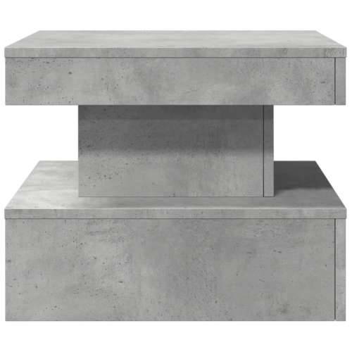 Stolić za kavu s LED svjetlima siva boja betona 50 x 50 x 40 cm - Beton siva 1 50 cm Cijena
