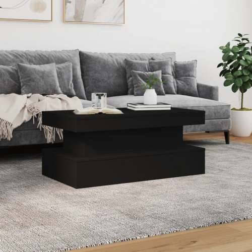 Stolić za kavu s LED svjetlima crni 90 x 50 x 40 cm - Crna 1 90 cm Cijena