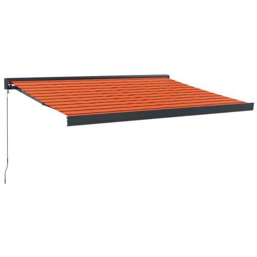 Tenda na uvlačenje narančasto-smeđa 3,5x2,5 m tkanina/aluminij Cijena