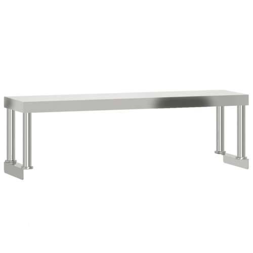 Kuhinjski radni stol s policom 110x30x120 cm nehrđajući čelik Cijena
