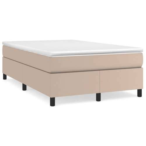 Krevet s oprugama i madracem 120x190 cm od umjetne kože - Boja cappuccina 120 x 190 cm 33.5 cm Cijena