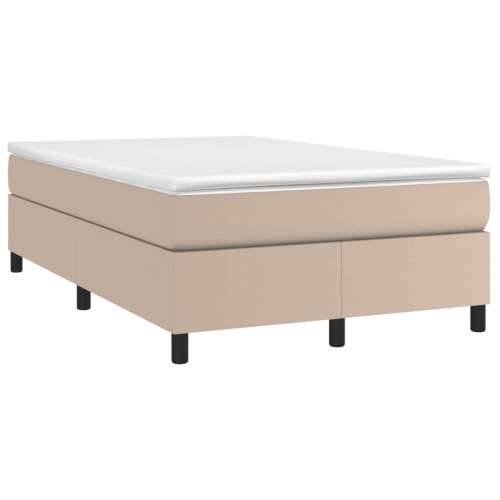Krevet s oprugama i madracem 120x190 cm od umjetne kože - Boja cappuccina 120 x 190 cm 33.5 cm Cijena