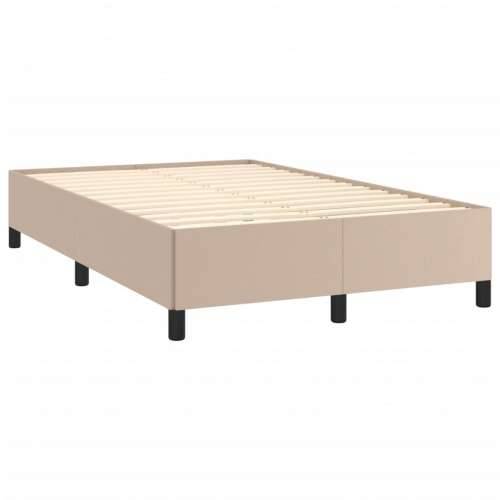 Krevet s oprugama i madracem 120x190 cm od umjetne kože - Boja cappuccina 120 x 190 cm 33.5 cm Cijena