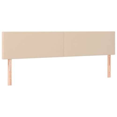 Krevet s oprugama i madracem LED 120x190 cm umjetna koža - Boja cappuccina 120 x 190 cm Gladak dizajn Cijena