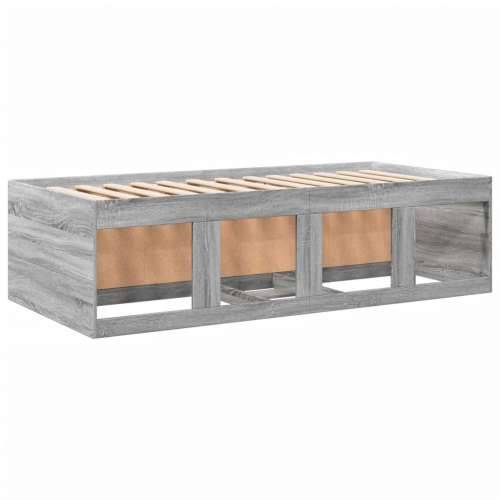 Dnevni krevet s ladicama bez madraca siva boja hrasta 100x200cm - Sivi hrast sonoma 100 x 200 cm Cijena