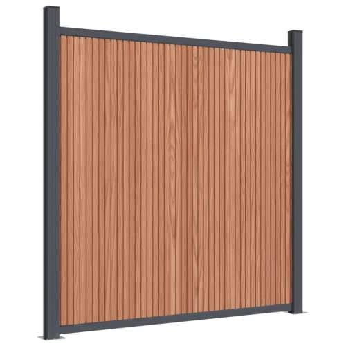 Panel za ogradu smeđi 1218 x 186 cm WPC - Smeđa 1218 x 186 cm 1 Cijena