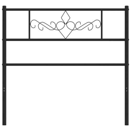 Metalno uzglavlje crno 80 cm - Crna 80 cm 1 Cijena