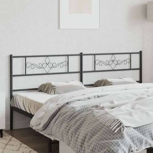 Metalno uzglavlje crno 200 cm - Crna 200 cm 1 Cijena