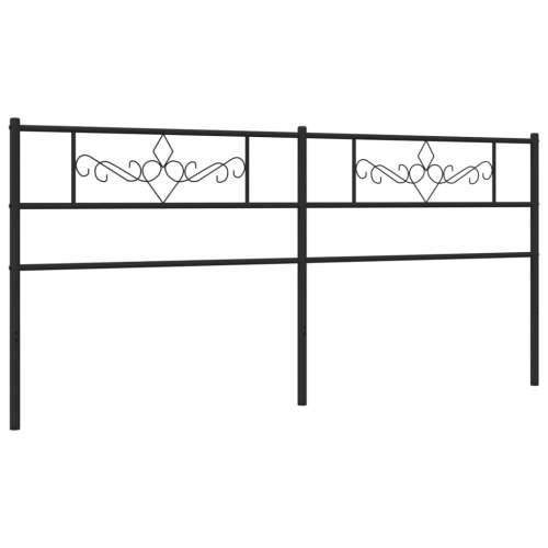Metalno uzglavlje crno 200 cm - Crna 200 cm 1 Cijena