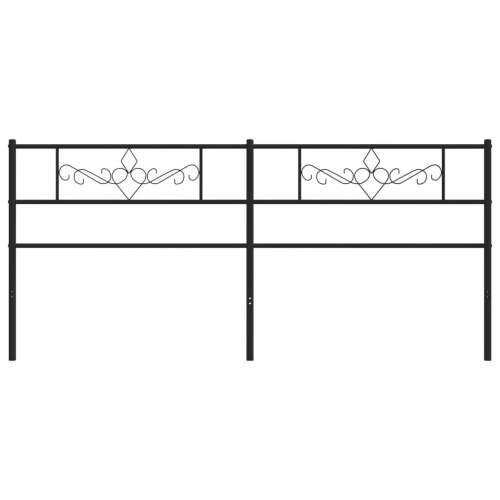 Metalno uzglavlje crno 200 cm - Crna 200 cm 1 Cijena