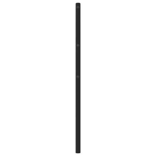 Metalno uzglavlje crno 200 cm - Crna 200 cm 1 Cijena