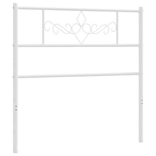 Metalno uzglavlje bijelo 100 cm - Bijela 100 cm 1 Cijena
