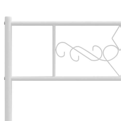 Metalno uzglavlje bijelo 120 cm - Bijela 120 cm 1 Cijena