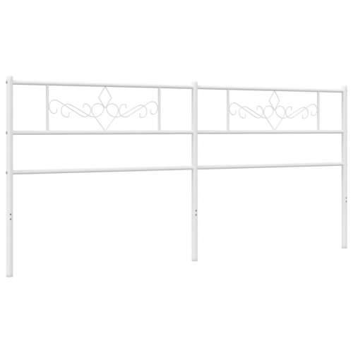 Metalno uzglavlje bijelo 193 cm - Bijela 193 cm 1 Cijena