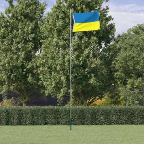 Ukrajinska zastava s mesinganim ušicama 90 x 150 cm