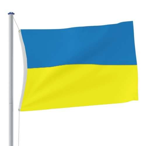 Ukrajinska zastava s mesinganim ušicama 90 x 150 cm Cijena
