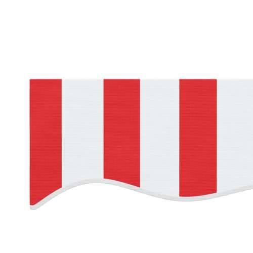 Platno za tendu - Zamjenska tkanina za tendu crveno-bijela prugasta 3 x 2,5 m - Crvena i bijela 300 x 250 cm 1 Cijena