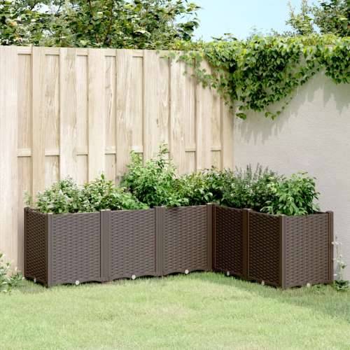 Vrtna sadilica smeđa 160 x 120 x 53 cm PP - Smeđa 160 x 120 x 53 cm 1 Cijena