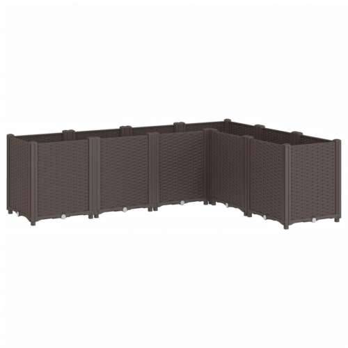 Vrtna sadilica smeđa 160 x 120 x 53 cm PP - Smeđa 160 x 120 x 53 cm 1 Cijena