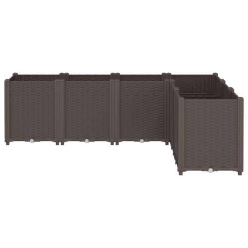 Vrtna sadilica smeđa 160 x 120 x 53 cm PP - Smeđa 160 x 120 x 53 cm 1 Cijena