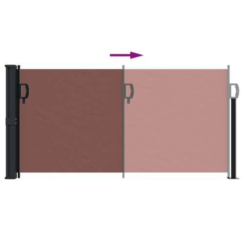 Bočna tenda na uvlačenje smeđa 100x500 cm - Smeđa 100 x 500 cm 1 Cijena