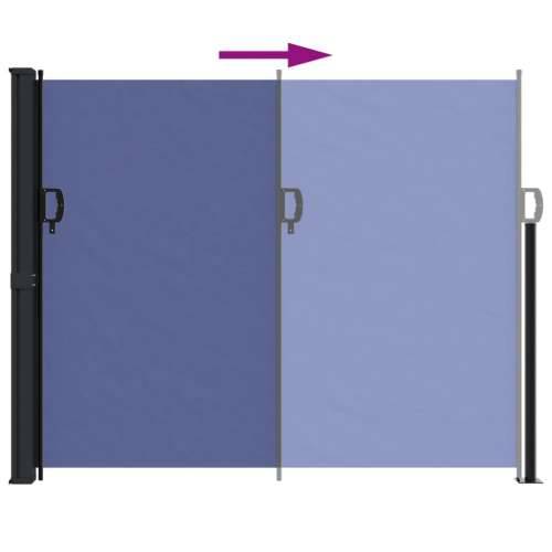 Bočna tenda na uvlačenje plava 160 x 500 cm - Plava 160 x 500 cm 1 Cijena