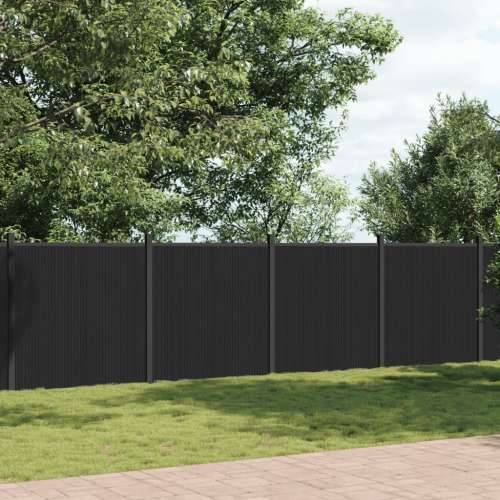 Panel za ogradu sivi 699 x 186 cm WPC Cijena