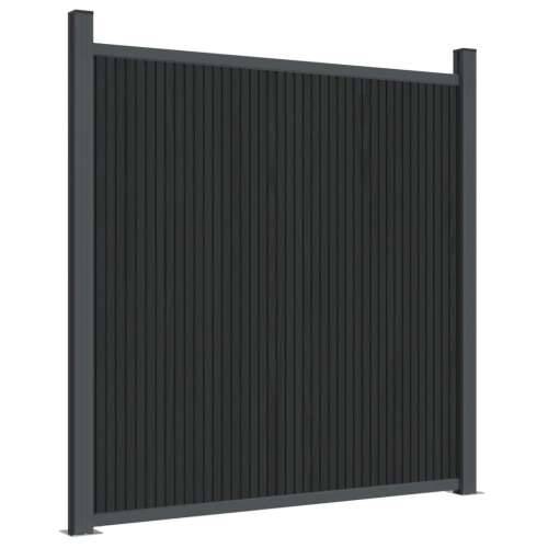 Panel za ogradu sivi 699 x 186 cm WPC - Siva 699 x 186 cm 1 Cijena